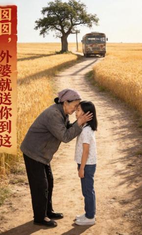 短剧《囡囡，外婆就送你到这》海报