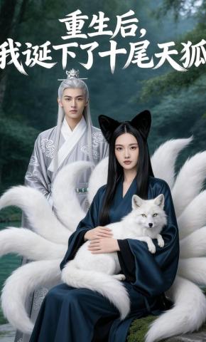 短剧《重生后，我诞下了十尾天狐》海报