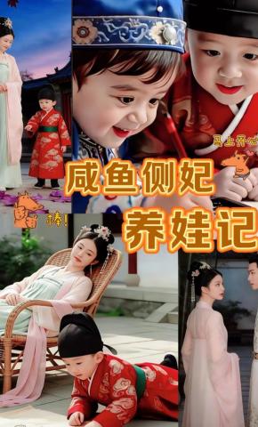 短剧《咸鱼侧妃养娃记》海报