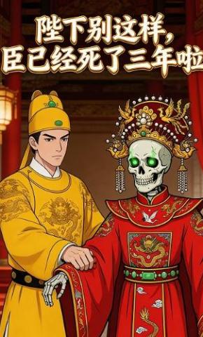 短剧《陛下别这样，臣已经死了三年啦》海报