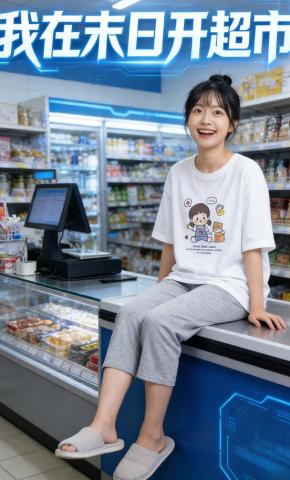 短剧《我在末日开超市1》海报
