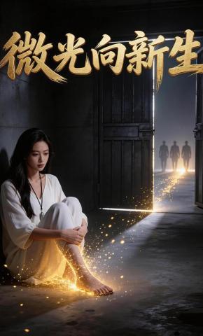 短剧《微光向新生》海报