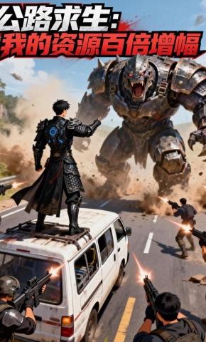 短剧《公路求生：我的资源可以无限增幅》海报