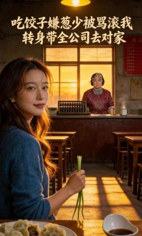 短剧《吃饺子嫌葱少被骂滚我转身带全公司去对家》海报