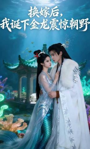 短剧《换嫁后，我诞下金龙震惊朝野》海报