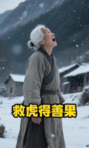 短剧《救虎得善果》海报
