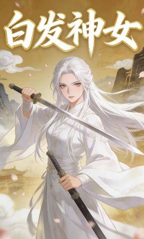 短剧《白发神女》海报