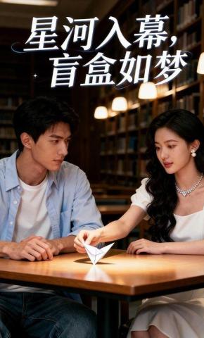 短剧《星河入幕，盲盒如梦》海报
