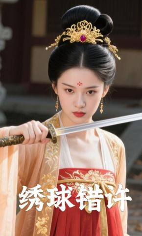 短剧《绣球错许》海报