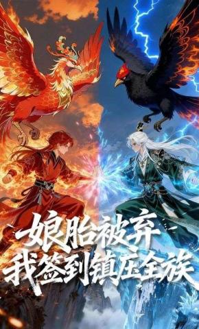 短剧《娘胎被弃，我签到镇压全族》海报