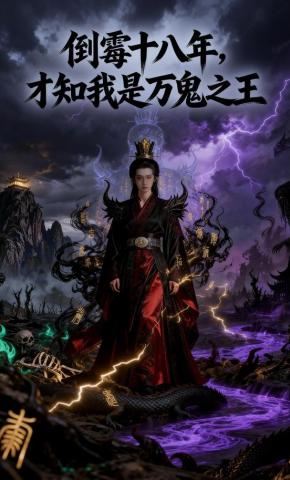 短剧《倒霉十八年，才知我是万鬼之王》海报