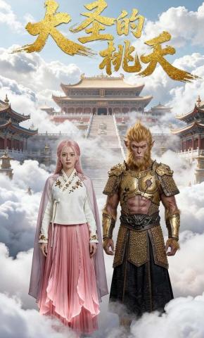 短剧《大圣的桃夭》海报