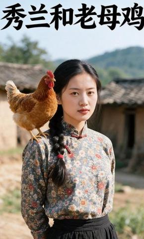 短剧《秀兰和老母鸡》海报
