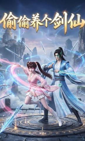 短剧《偷偷养个剑仙》海报