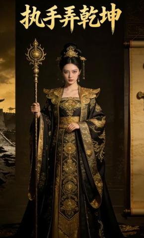 短剧《执手弄乾坤》海报