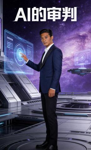 短剧《AI的审判》海报