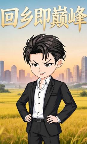 短剧《回乡即巅峰》海报
