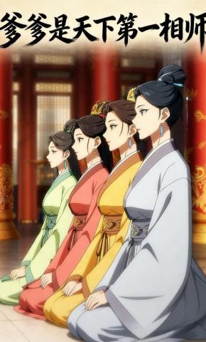 短剧《爹爹是天下第一相师》海报