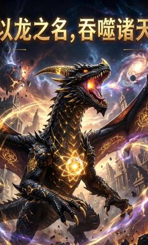 短剧《以龙之名，吞噬诸天》海报