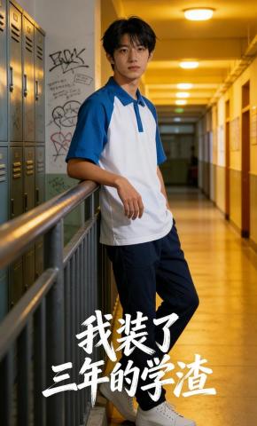 短剧《我装了三年的学渣》海报