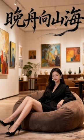 短剧《晚舟向山海》海报