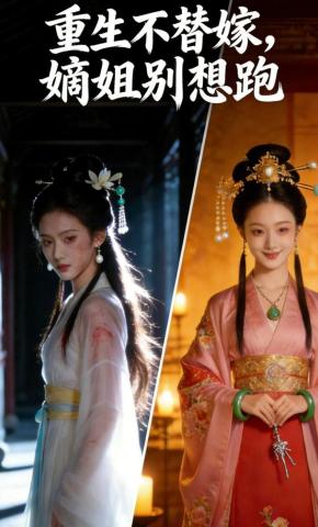 短剧《重生不替嫁，嫡姐别想跑》海报