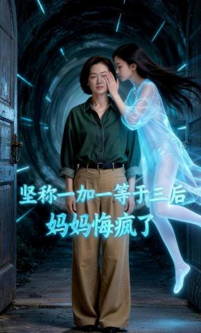 短剧《坚称一加一等于三后，妈妈悔疯了》海报