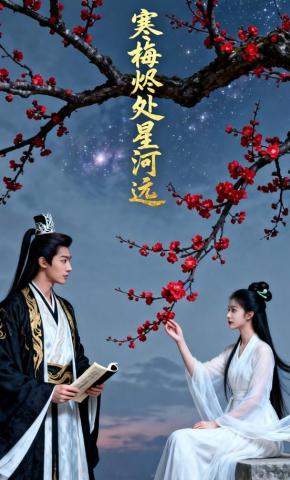 短剧《寒梅烬处星河远》海报