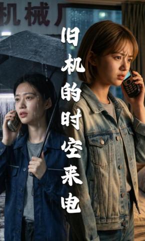 短剧《旧机的时空来电》海报