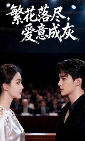 短剧《繁花落尽，爱意成灰》海报