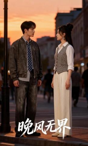 短剧《晚风无界》海报