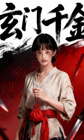 短剧《玄门千金》海报