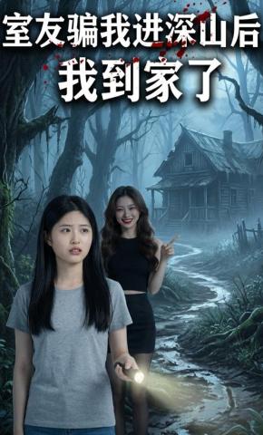 短剧《室友骗我进深山后，我到家了》海报