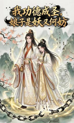 短剧《我功德成圣，娘子是妖又何妨》海报