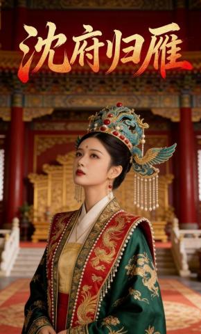 短剧《沈府归雁》海报