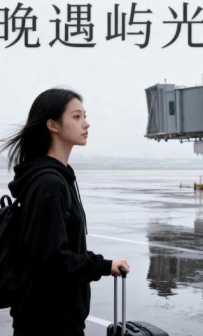 短剧《晚遇屿光》海报