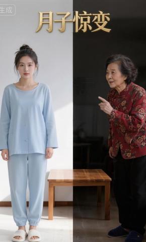 短剧《月子惊变》海报