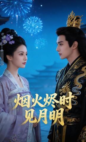 短剧《烟火烬时见月明》海报