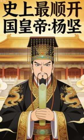 短剧《史上最顺开国皇帝:杨坚》海报