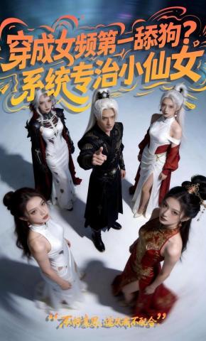 短剧《穿成女频第一舔狗？系统专治小仙女》海报