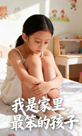 短剧《我是家里最笨的孩子》海报