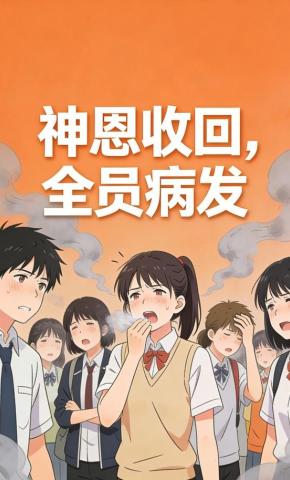 短剧《神恩收回，全员病发》海报