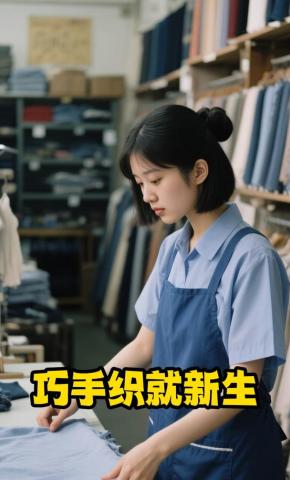 短剧《巧手织就新生》海报