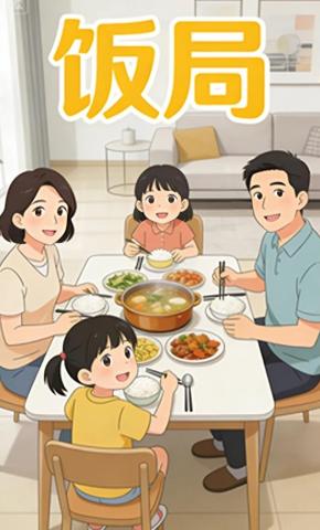 短剧《饭局》海报