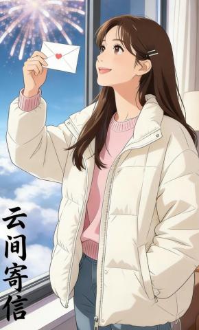 短剧《云间寄信》海报