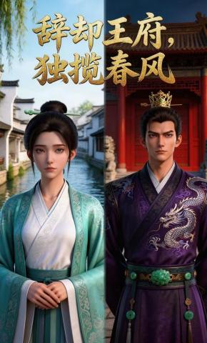 短剧《辞却王府，独揽春风》海报