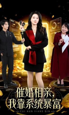 短剧《催婚相亲，我靠系统暴富》海报