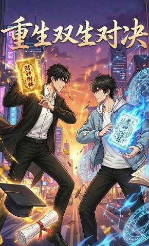短剧《重生双生对决》海报