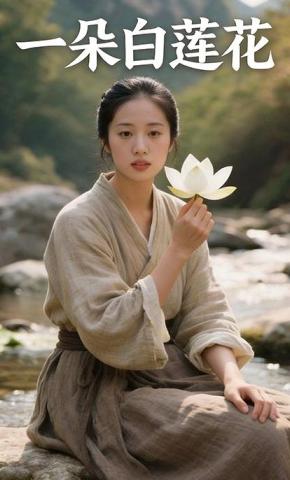 短剧《一朵白莲花》海报