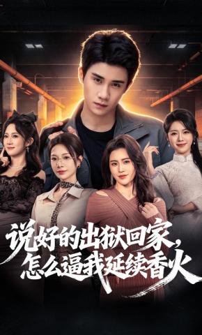 短剧《说好的出狱回家，怎么逼我延续香火》海报